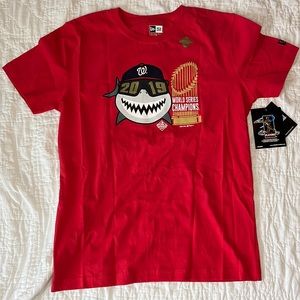 New Era 2019 World Series Nationals “Baby Shark” Official T-Shirt - NWT - M